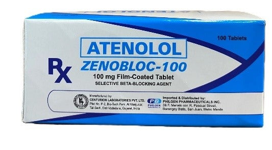 ZENOBLOC ATENOLOL 100MG