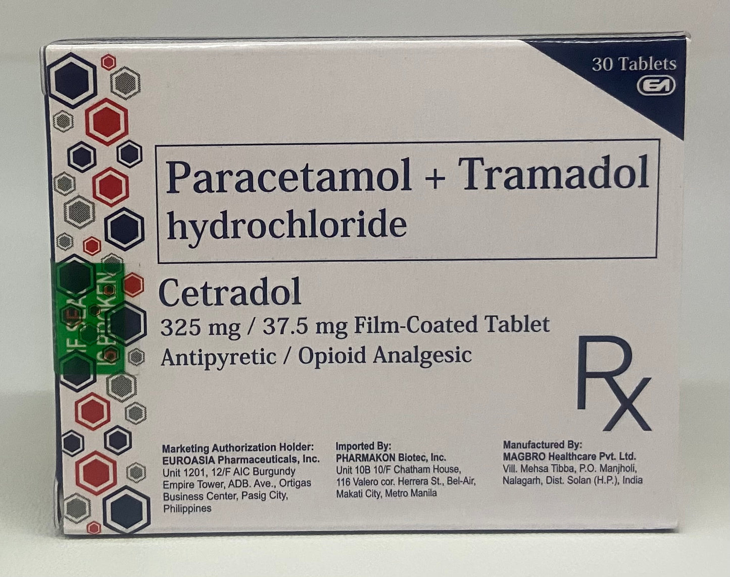 CETRADOL PARACETAMOL+TRAMADOL HCL 325/37.5MG