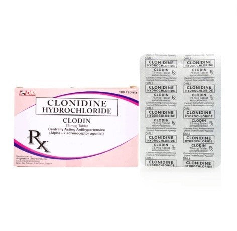 Clodin Clonidine 75mg