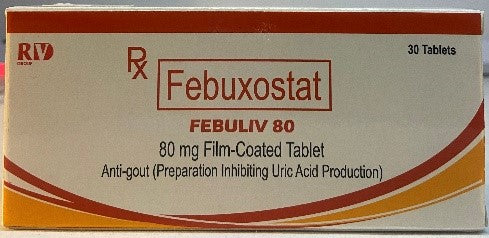 FEBULIV FEBUXOSTAT 80MG