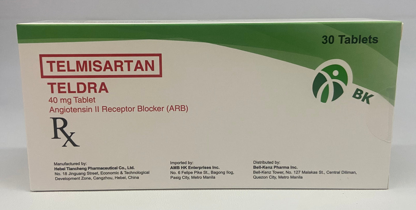 TELDRA TELMISARTAN 40MG