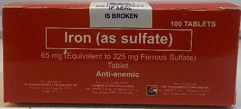 LIFE RESOURCES IRON 325MG
