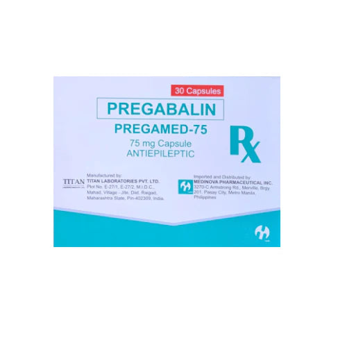 PREGAMED PREGABALIN 75MG