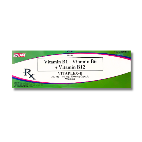 VITAPLEX-B VITAMIN B1+VITAMIN B6+VITAMIN B12 300MG/100MG/100MCG