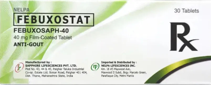 FEBUXOSAPH FEBUXOSTAT 40MG