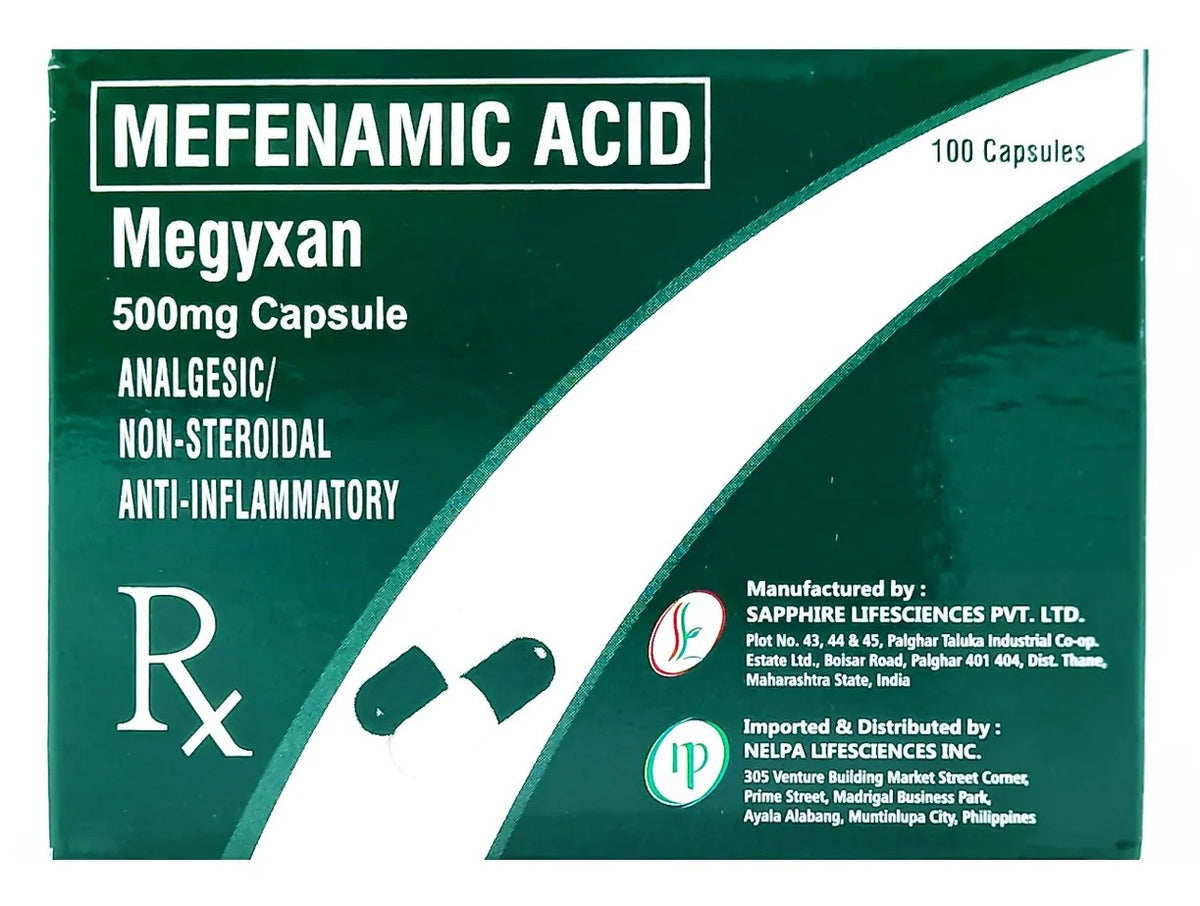 MEGYXAN MEFENAMIC ACID 500MG