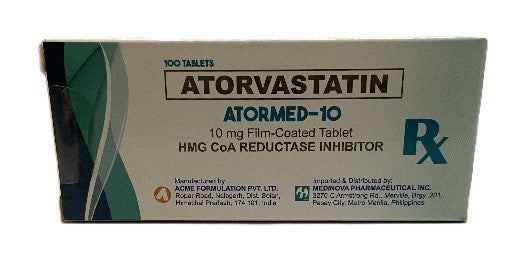 ATORMED ATORVASTATIN 10MG