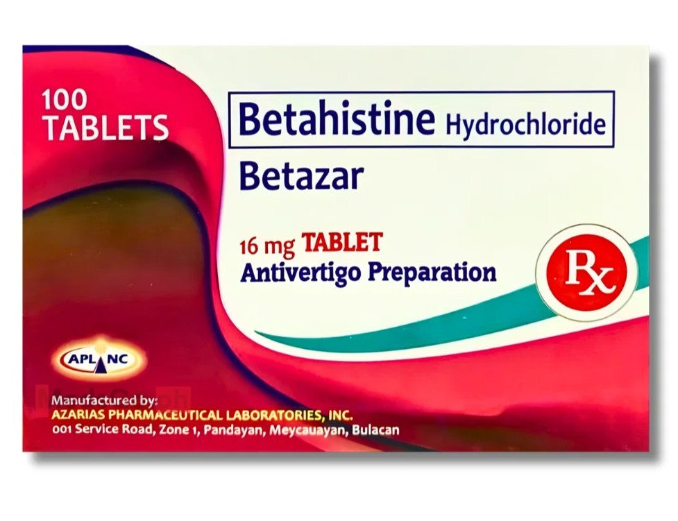 BETAZAR BETAHISTINE 16MG