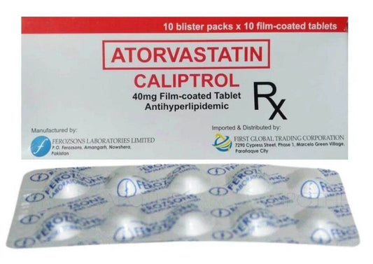 CALIPTROL ATORVASTATIN 40MG