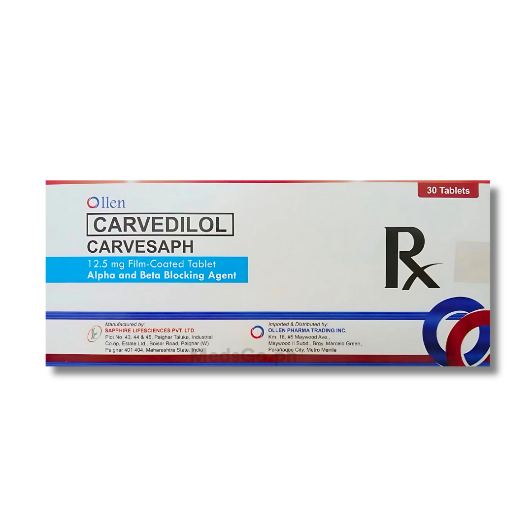CARVESAPH CARVEDILOL 12.5MG