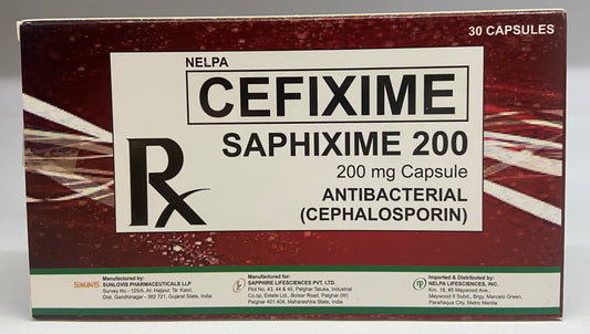 SAPHIXIME CEFIXIME 200MG