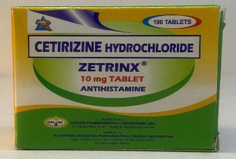ZETRINX CETIRIZINE 10MG