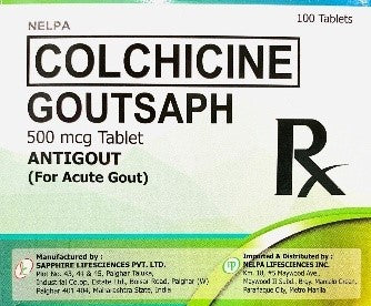 GOUTSAPH COLCHICINE 500MCG