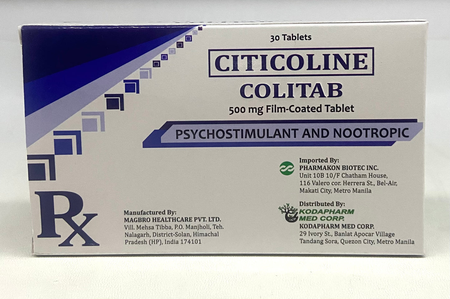 COLITAB CITICOLINE 500MG