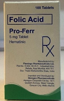 PRO-FERR FOLIC ACID 5MG