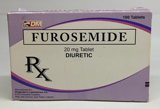 DRUGMAKERS FUROSEMIDE 20MG