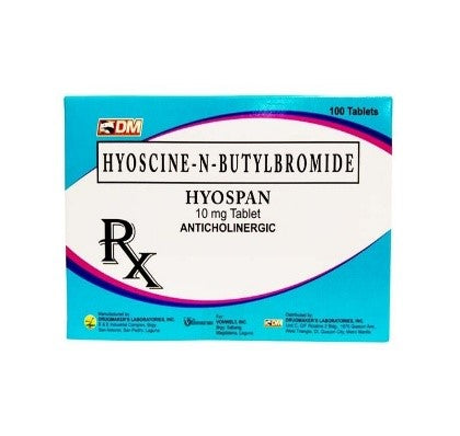 HYOSPAN HYOSCINE-N-BUTYLBROMIDE 10MG