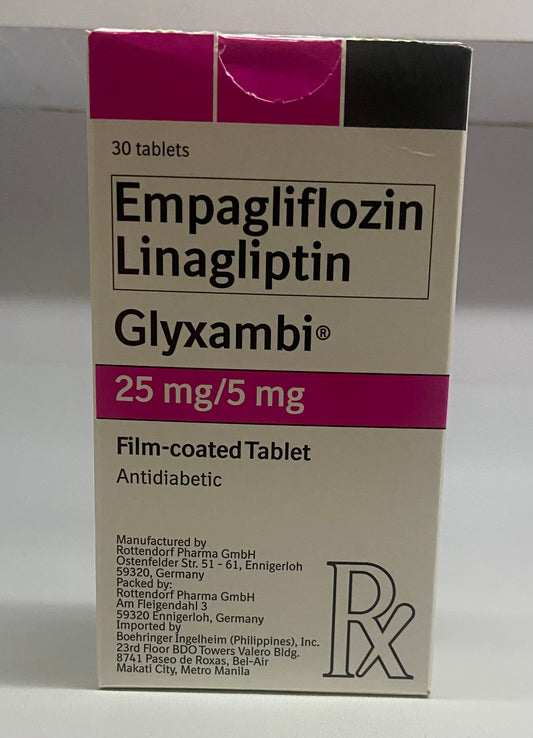 GLYXAMBI EMPAGLIFLOZIN+LINAGLIPTIN 25/5MG