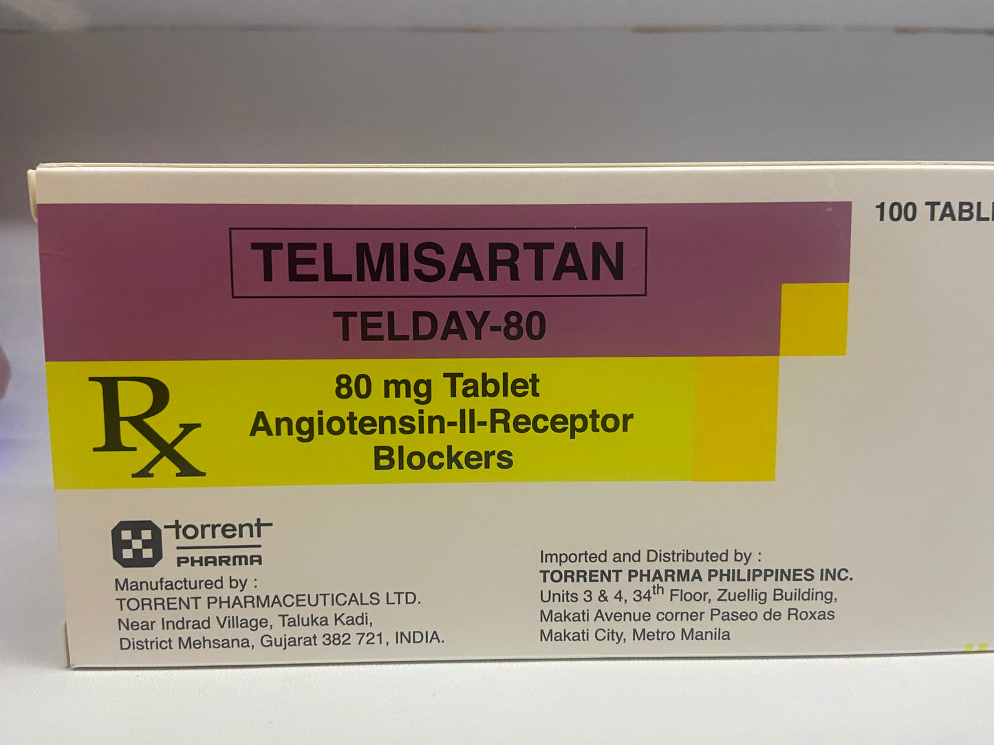 TELDAY TELMISARTAN 80MG