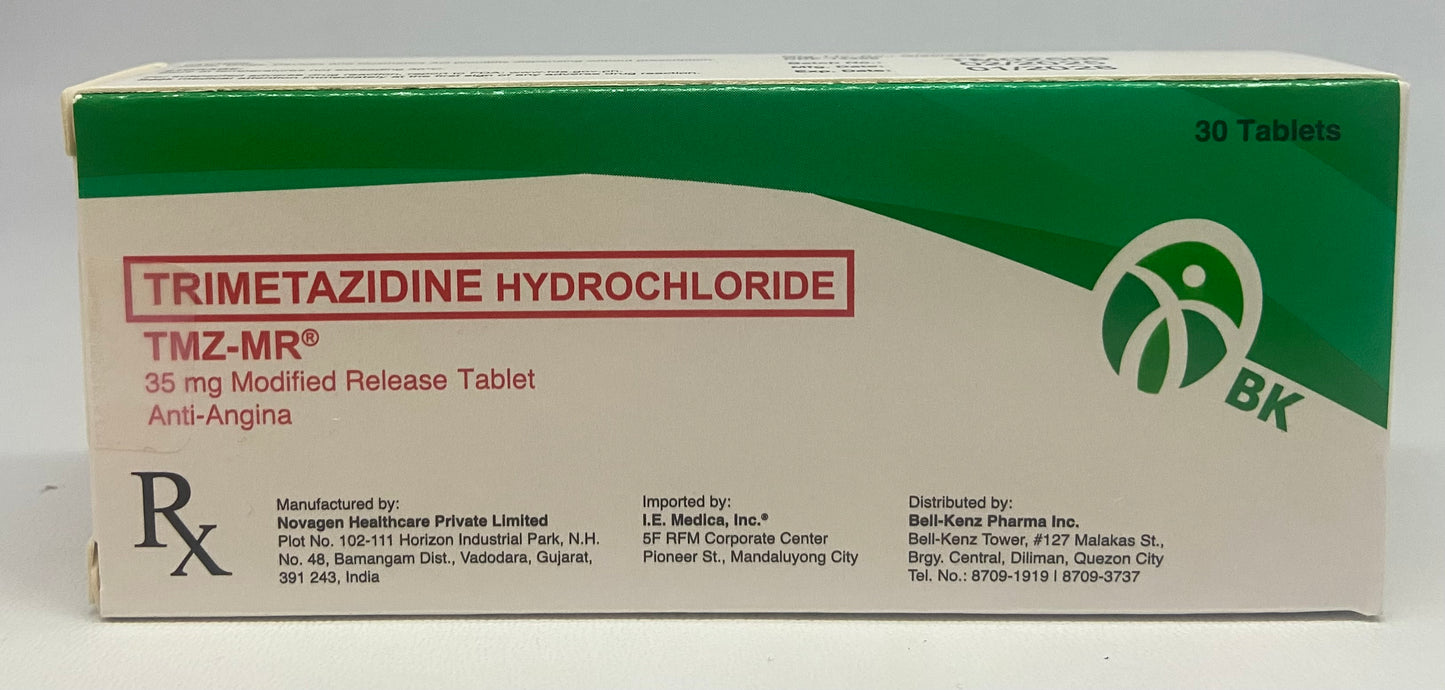 TMZ MR TRIMETAZIDINE HCL 35MG