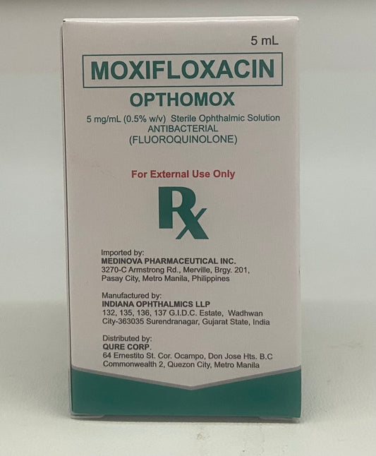 OPTHOMOX MOXIFLOXACIN