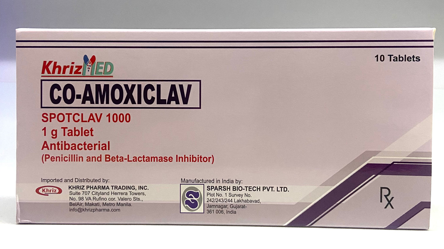 SPOTCLAV CO-AMOXICLAV 1G