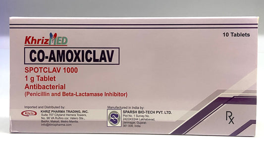 SPOTCLAV CO-AMOXICLAV 1G