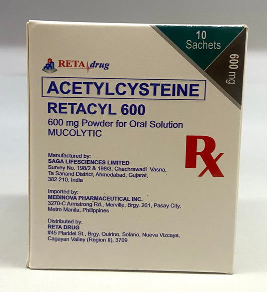 RETACYL ACETYLCYSTEINE 600