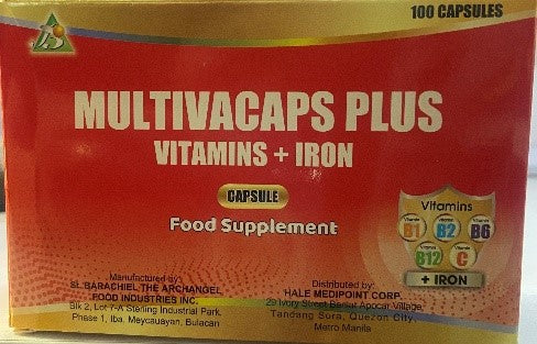 MULTICAPS PLUS MULTIVITAMINS+ IRON