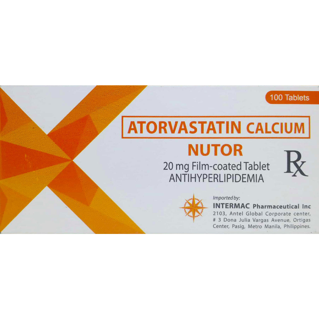 NUTOR ATORVASTATIN 20MG