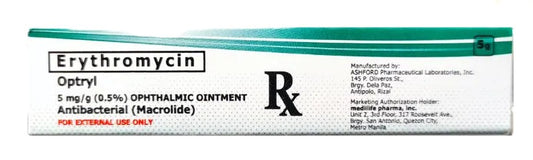OPTRYL ERYTHROMYCIN OINTMENT
