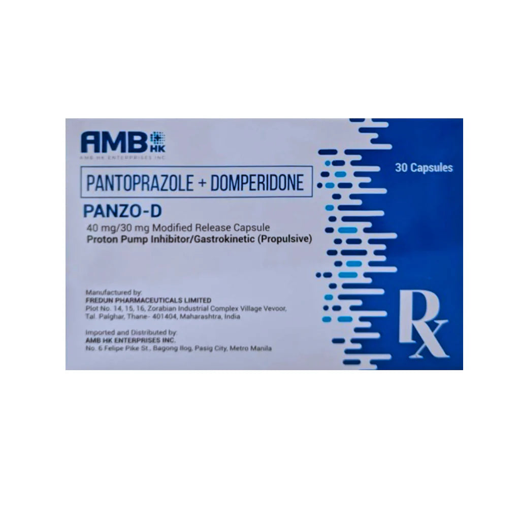 PANZO-D PANTOPRAZOLE+DOMPERIDONE 40/30MG