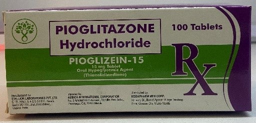 PIOGLIZEIN PIOGLITAZONE HYDROCHLORIDE 15MG