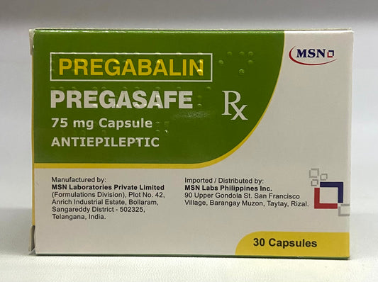 PREGASAFE PREGABALIN 75MG