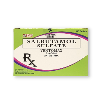 VENTOMAX SALBUTAMOL SULFATE 2MG