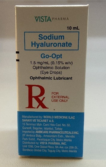 GO OPT SODIUM HYALURONATE 0.05% W/V