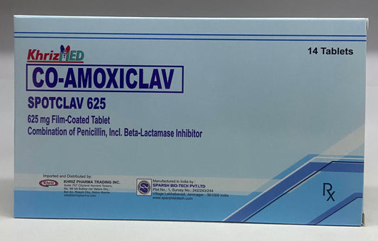 SPOTCLAV CO-AMOXICLAV 625MG