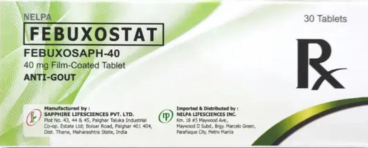 FEBUXOSAPH FEBUXOSTAT 40MG