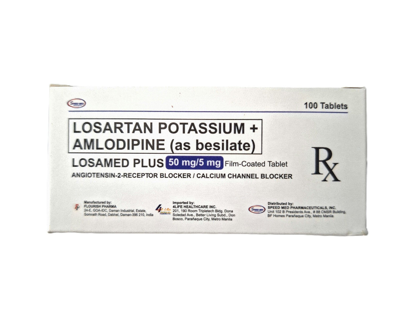 LOSAMED PLUS LOSARTAN POTASSIUM/AMLODIPINE 50/5MG